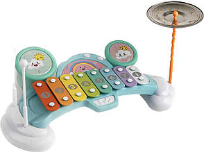Музична іграшка – барабанна установка із ксилофоном