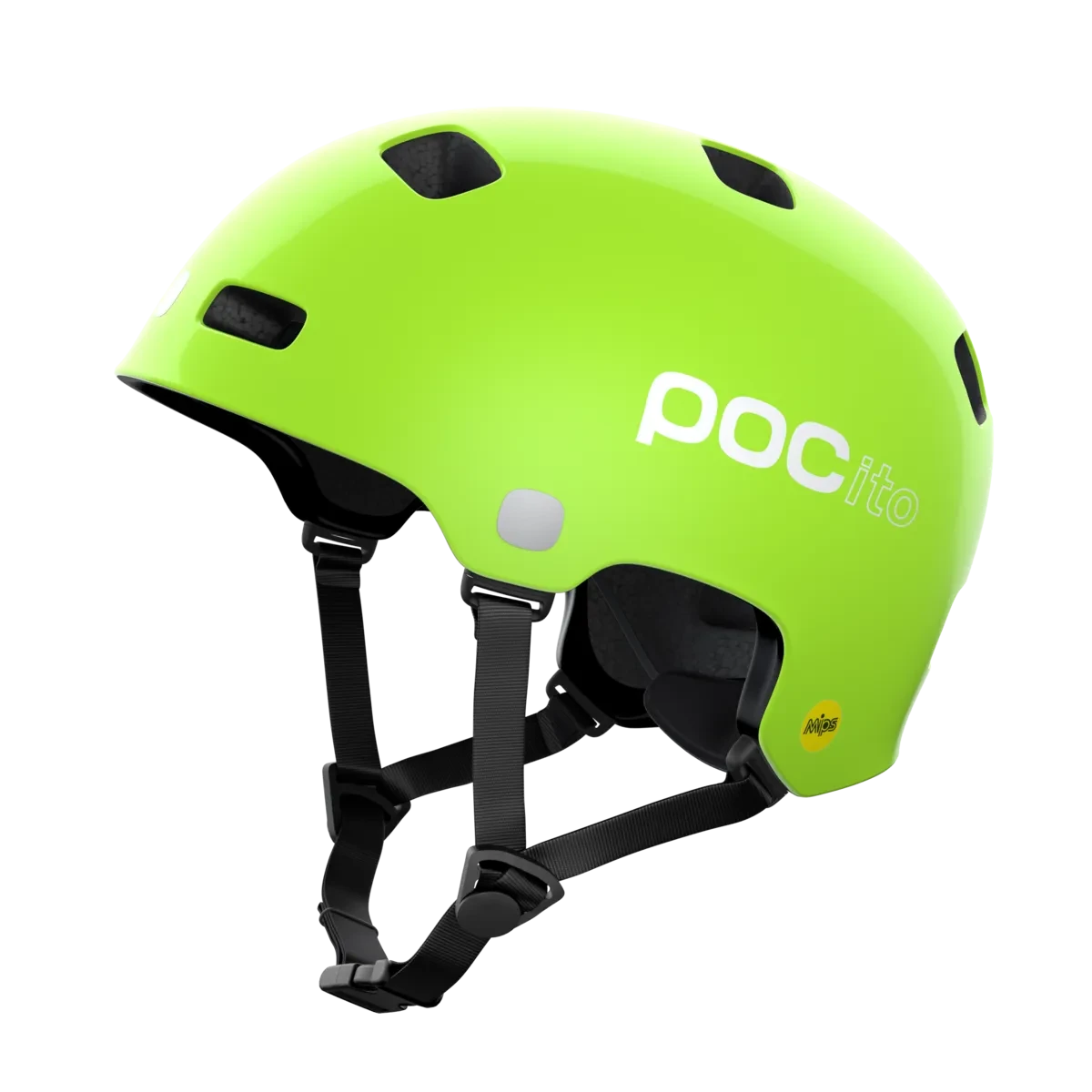 Детский велошолом POCito Crane MIPS Fluorescent Yellow/Green, M/L (PC 105708234MLG1) MK official, фото 1