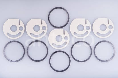 Сітки, прокладки та труби горіння