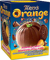 Шоколадный апельсин со взрывающимся эффектом Тerrys Chocolate Orange Exploding Candy 147г Англия