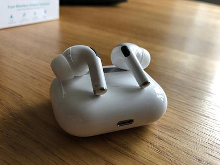 Бездротові навушники AirPods Pro Bluetooth Touch + Чохол у Подарунок, працюють з IOS та Android, фото 1