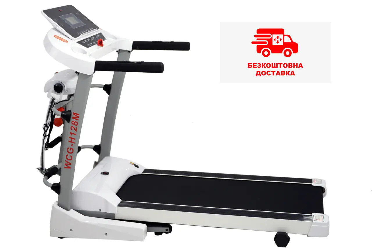 Бігова доріжка електрична KZ-H128M + Гантелі + Масажер