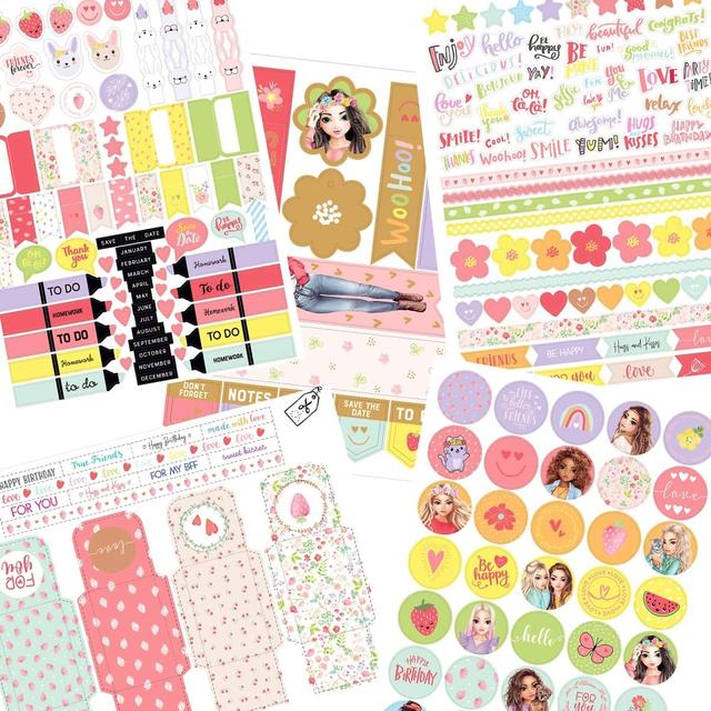 ТОP-Model Набір для творчості з паперу Flower Berry DIY Paper Fun Book Depesche 11907_A ТОP-Model Набір для творчості з паперу Flower Berry DIY Paper Fun Book Depesche 11907_A