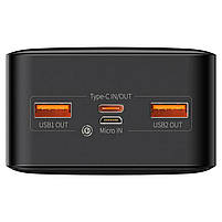 Портативна батарея, повербанк Baseus Bipow Digital Display Power bank 30000mAh 20W, PD, фото 7