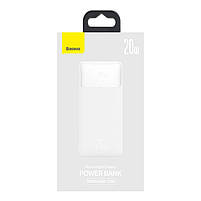 Портативний зарядний пристрій BASEUS Bipow Power bank 30000mAh 2USB/1Type-C, PD/QC, 20W, 3A, фото 5
