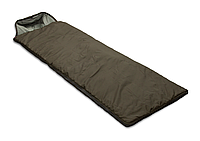 Спальный мешок - одеяло с капюшоном и чехлом  210*75см  / Спальник 210*150см Олива