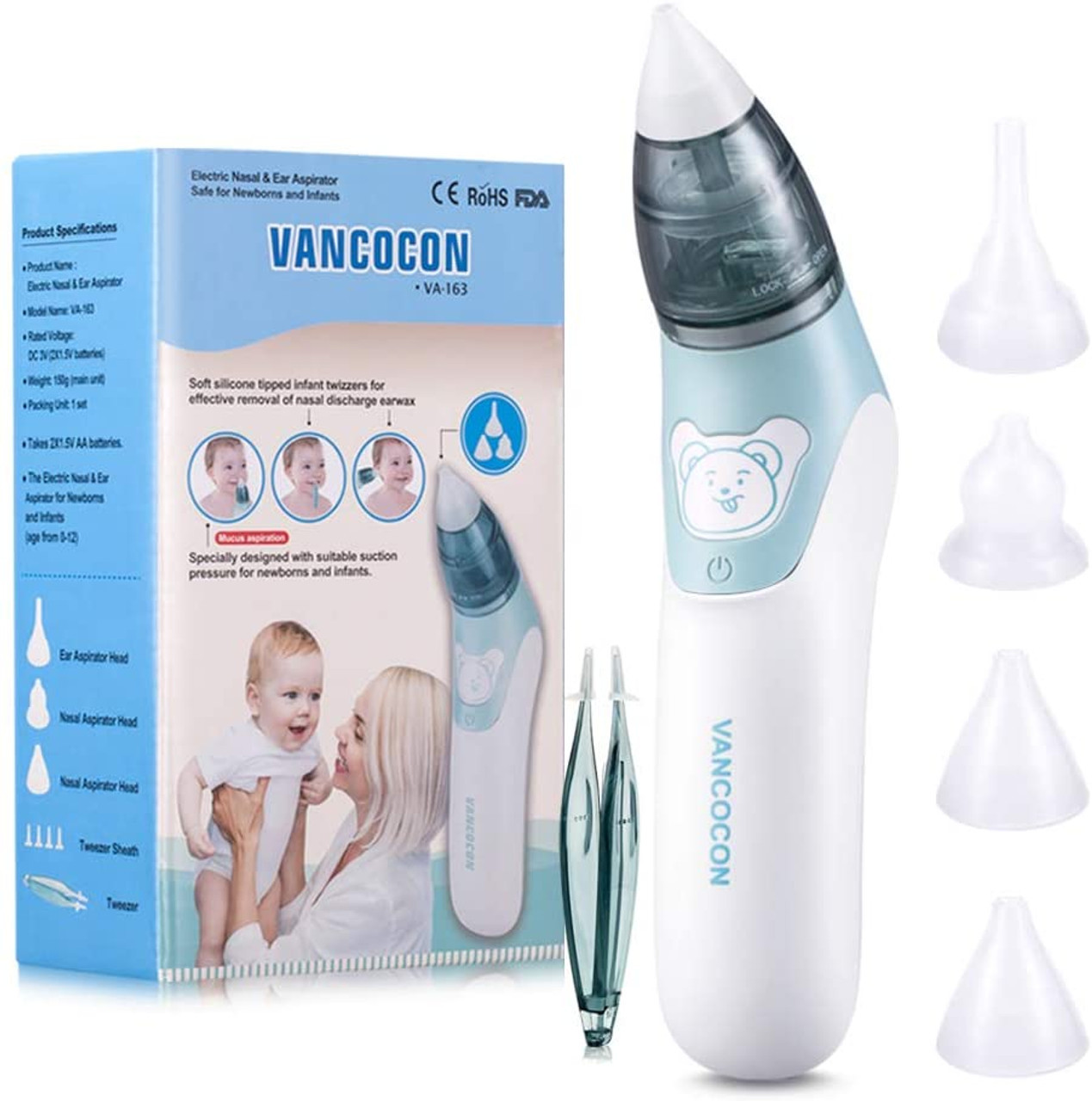 Skyfie Safely Reliever Baby Аспіратор від закладеності носа та засіб для видалення вушної сірки