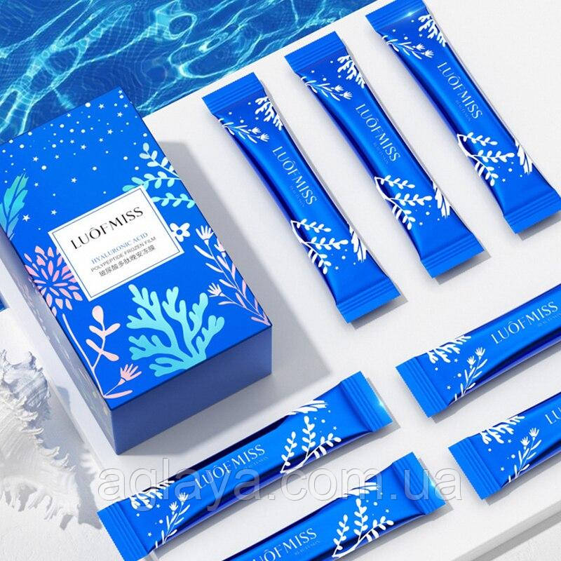 Маска для обличчя з гіалуроновою кислотою hyaluronic Acid Polypeptide Frozen Film Luofmiss, 4 мл