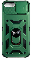 PC + TPU чехол Camshield armor для iPhone 7 Plus / 8 Plus (айфон 7 плюс 8 плюс) зеленый