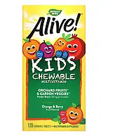 Nature's Way Alive Kids Chewable Multi-Vitamin 120 жевательных конфет