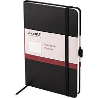 Книга записная А4 Axent Partner Grand 100 листов в клетку 295 х 210 черная