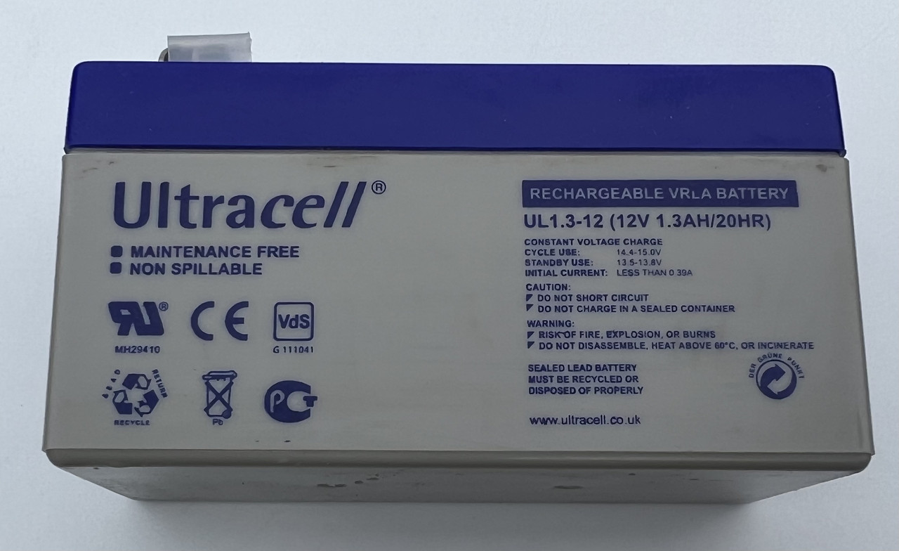 Аккумулятор ULTRACELL UL1.3-12, 12В, 1,3АЧ, AGM