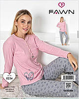 Пижама женская хлопок Fawn Турция 8234