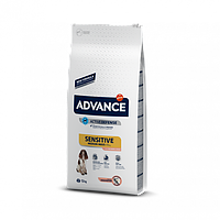 Сухой корм для собак с чувствительным пищеварением Advance Dog Sensitive Medium/Maxi Salmon с лососем 12 кг