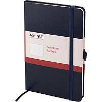 Книга записная А4 Axent Partner Grand 100 листов в клетку 295 х 210 синяя