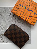 Модный женский коричневый кошелёк Louis Vuitton Луи Витон