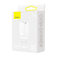 Мережевий зарядний пристрій Baseus Super Si Pro Quick Charger Type-C+USB 30W, фото 3