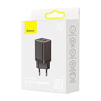 Мережевий зарядний пристрій Baseus Super Si Pro Quick Charger Type-C+USB 30W, фото 6