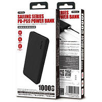 Зовнішній акумулятор Power bank 10000mAh REMAX Proda PD-P69 Azeada Sailing Black