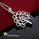 Підвіска срібло кулон дерево життя стерлінгове срібло 925 у стилі тіффані, фото 2