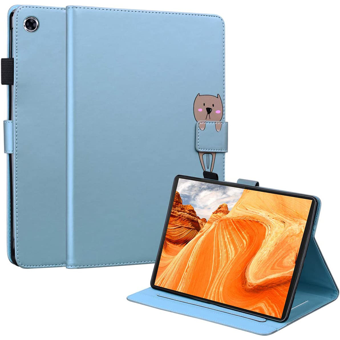 Чохол-книжка Animal Wallet для Lenovo Tab M10 HD 10.1 (2 Gen) TB-X306F Bear, фото 1