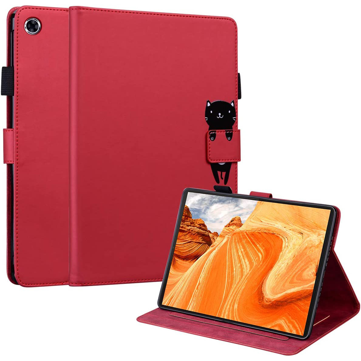 Чохол-книжка Animal Wallet для Lenovo Tab M10 HD 10.1 (2 Gen) TB-X306F Cat, фото 1