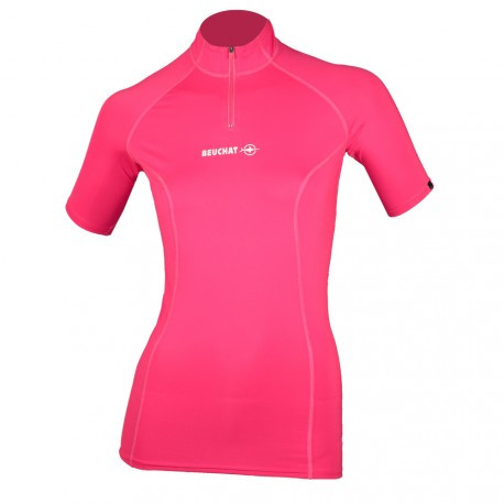 Футболка Beuchat Rash Guard Atoll жіноча рожева Рожевий XS