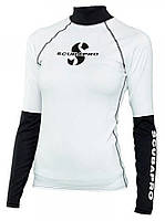 Реглан Scubapro Rash Guard Women SHELL біло-чорний, розмір: XL