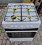Газовая плита б/у 60см Амика Amica 618GGD4.33HZ из Германии белая, фото 3