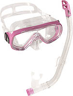 Набор детский Cressi Ondina Vip (маска Ondina+трубка Top) прозрачно-розовый