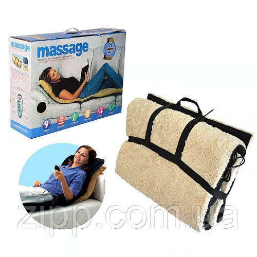 Массажный матрас с подогревом и роликами виброматарс Reversible Massage ...