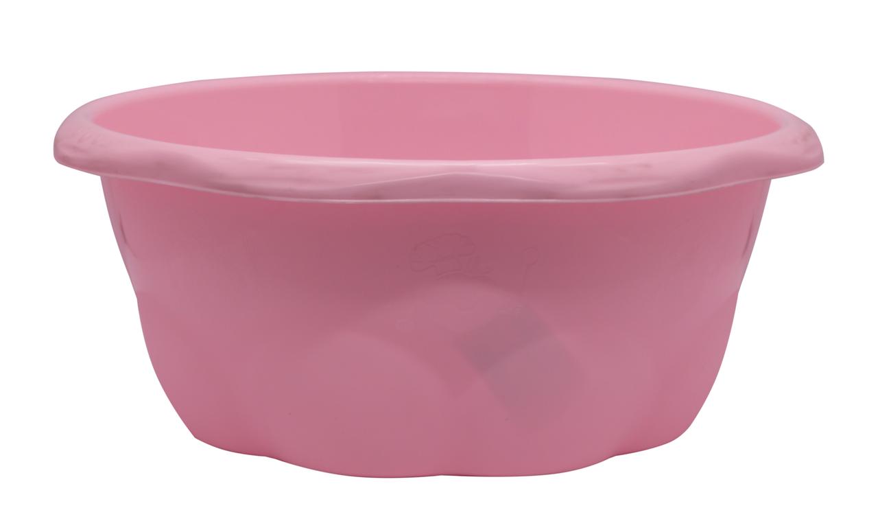 Миска пластикова 2,8 літра Господарка рожева Ø 25 см h=10 см (ПолімерАгро)