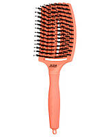 Щітка для укладання Olivia Garden Finger Brush Combo Coral LE Large, кораловий (ID1692)