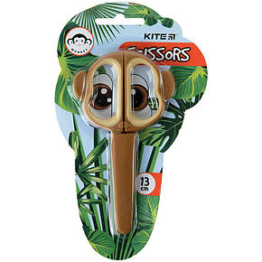 Ножиці дитячі у футлярі, 13 см Monkey, фото 1