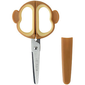 Ножиці дитячі у футлярі, 13 см Monkey, фото 3