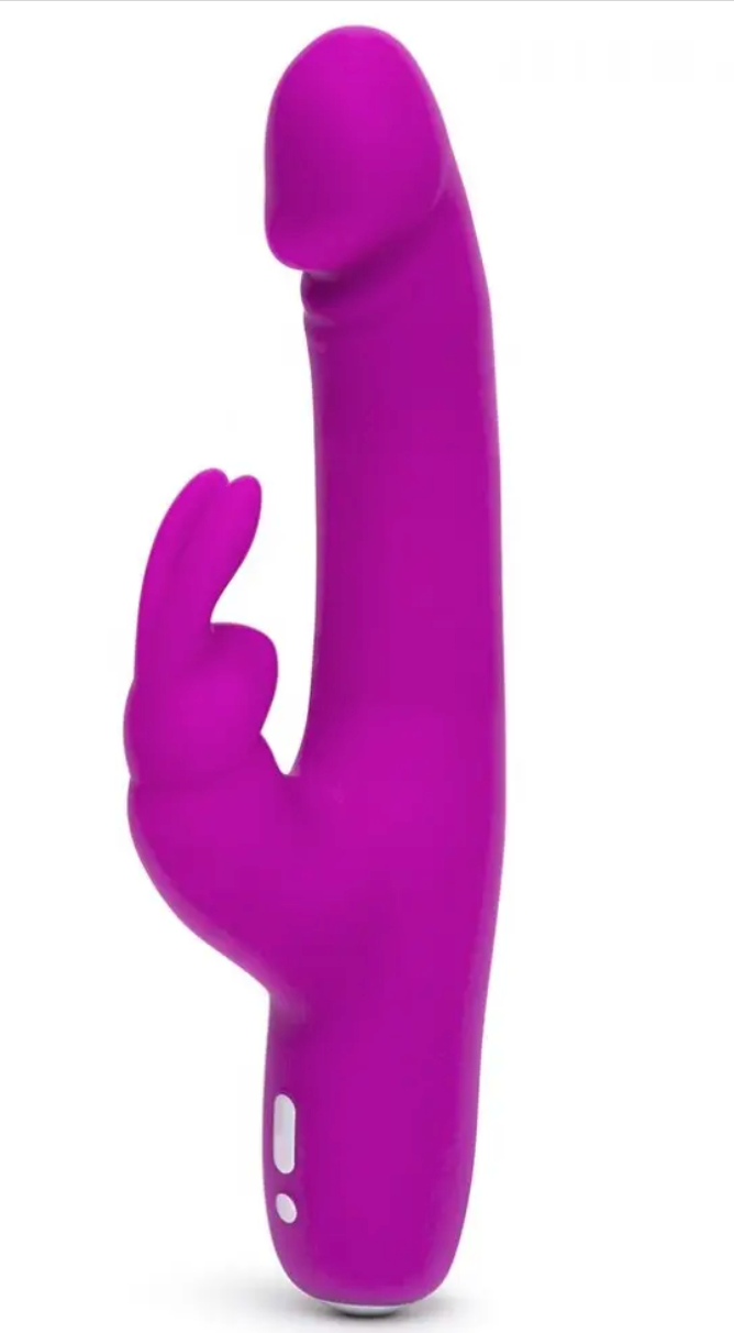 Вібратор кролик Fifty Shades of Grey HAPPY RABBIT Slimline Realistic Rechargeabl, 22,5 х3, 5 см.
