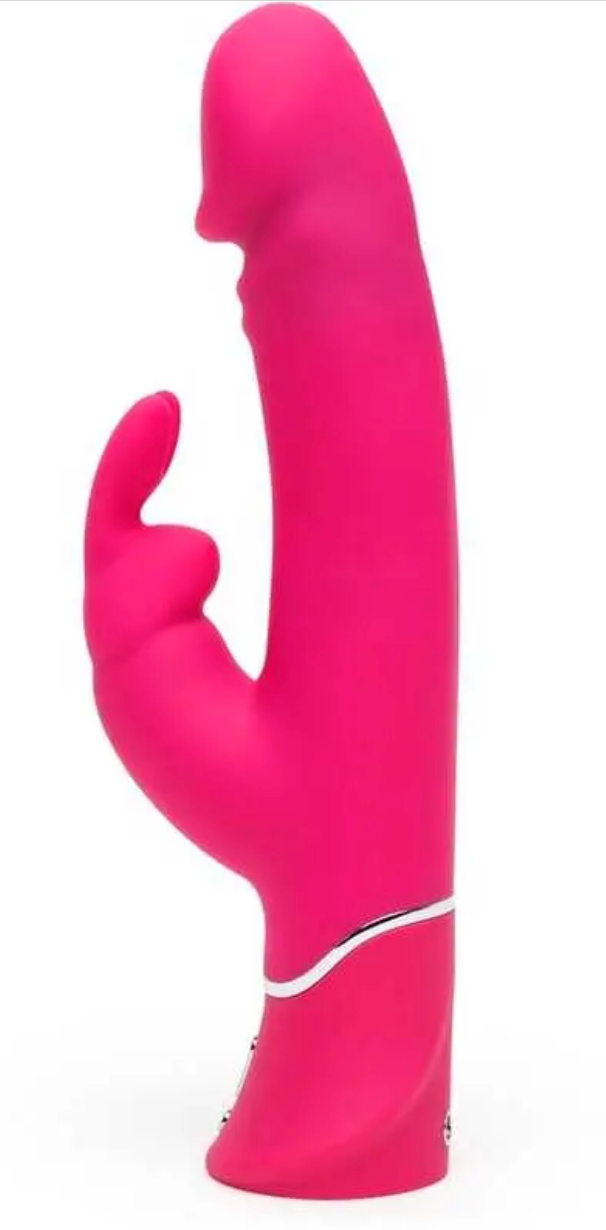 Вібратор-кролик Fifty Shades of Grey Happy Rabbit Realistic Dual Density, 24х4 см.