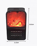 Тепловентилятор Rovus Flame Heater 900W Імітація Каміна, фото 4