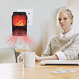 Тепловентилятор Rovus Flame Heater 900W Імітація Каміна, фото 5
