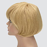 Натуральна перука Debbie HH, коротка стрижка кольору блондин, фото 3