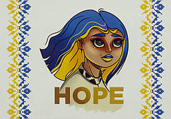 Магніт вініл "HOPE" 10х7см