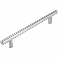 Релінгові ручки для меблів хром матовий (алюміній) 128мм DR 10A/128 G6