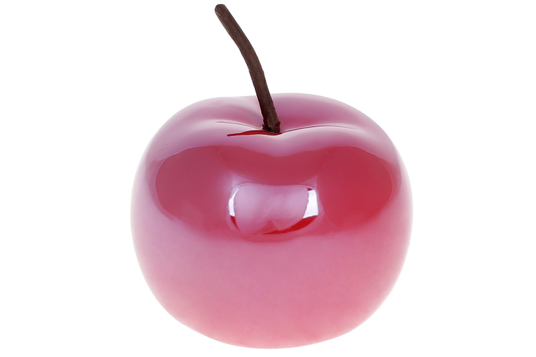 Декор керам. "Яблуко" 9,7см червоний перламутр №733-449/Bonadi/(4), фото 1