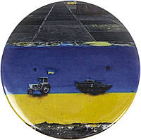 Значок 56-мм метал. "Волонтери"