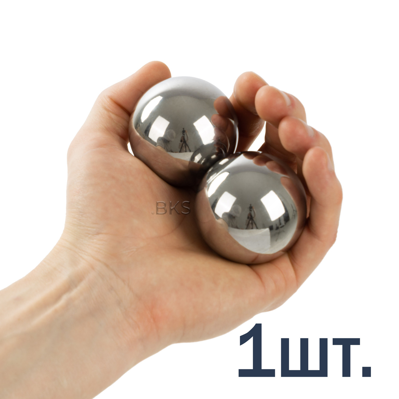 Кульки Гантань 50мм сталеві повнотілі 510грам, тренажер для рук, тренажер для пальців рук, шари масажні