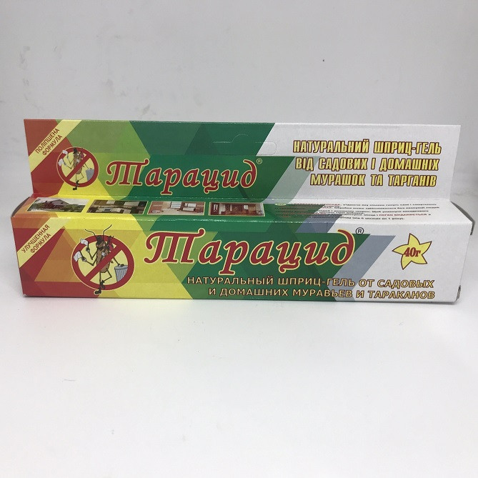 Шприц-гель для знищення тарганів і мурах "Тарацид" 40г, фото 1