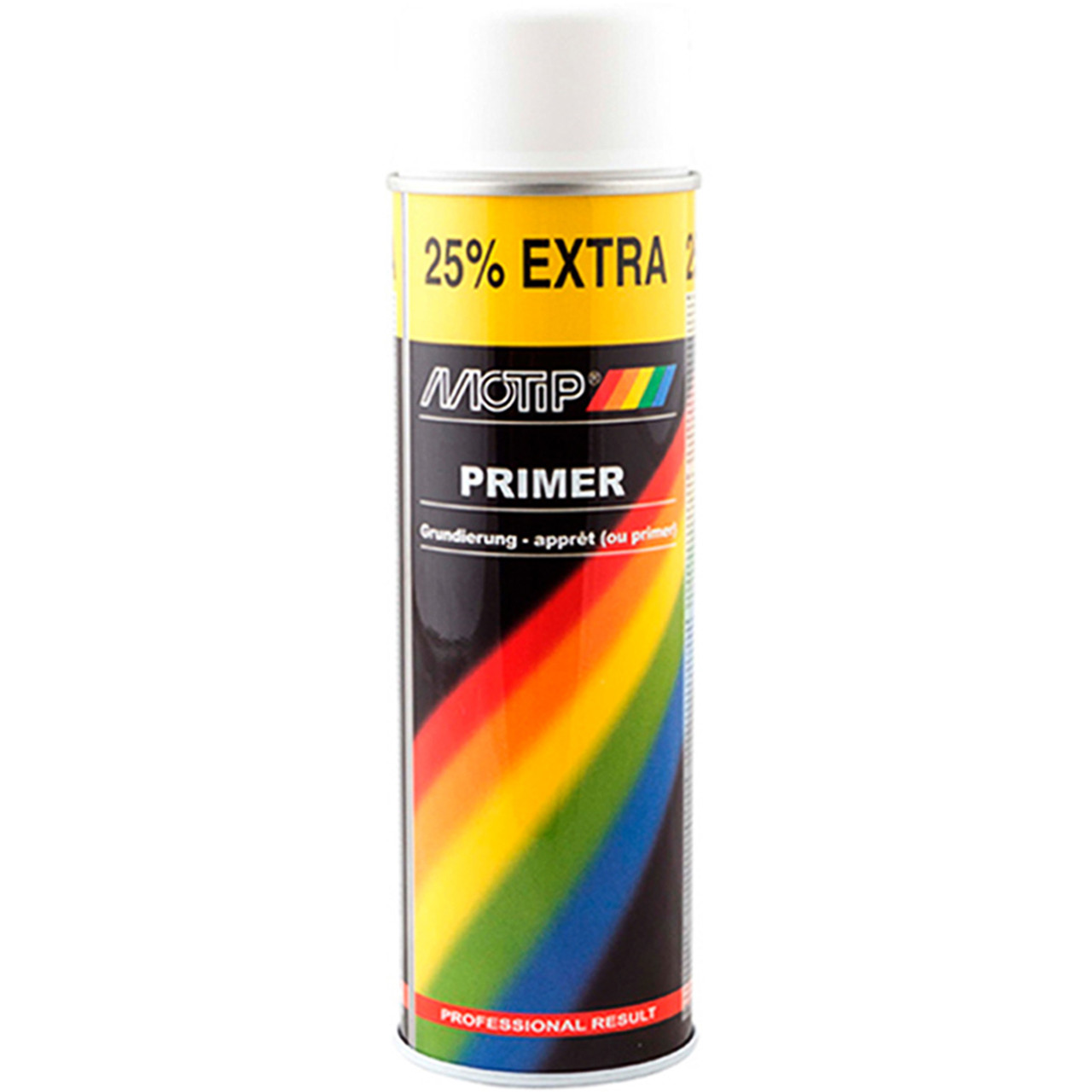 Грунт акриловий Motip Primer, 500 мл Аерозоль Білий