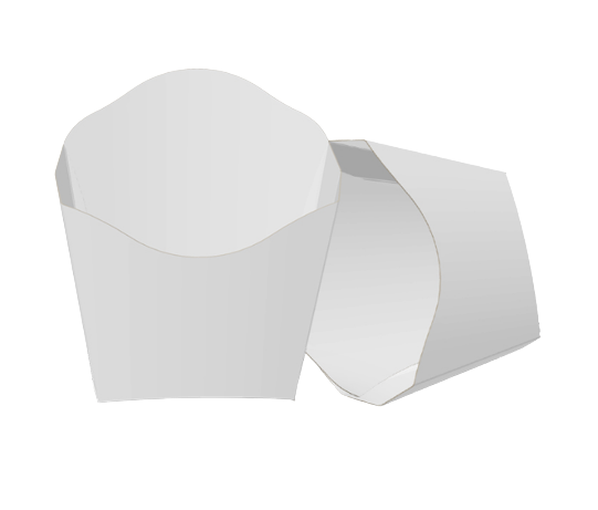 Упаковка біла для картоплі "МІНІ" (90г) (50шт), фото 1