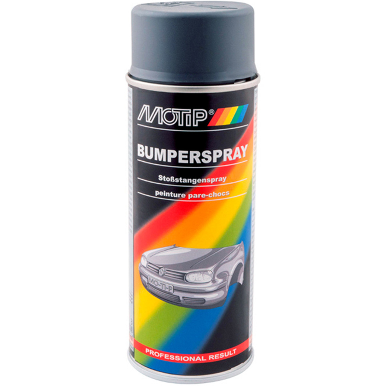 Фарба (емаль) для пластику Motip Bumperspray, 400 мл Аерозоль Темно-сірий