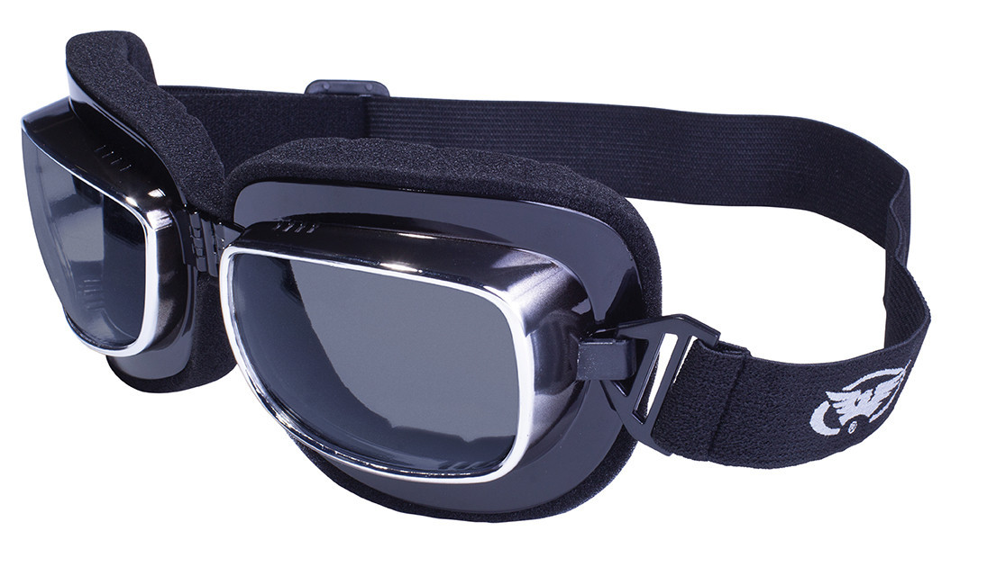 Окуляри захисні з ущільнювачем Global Vision Retro Joe (gray) чорні